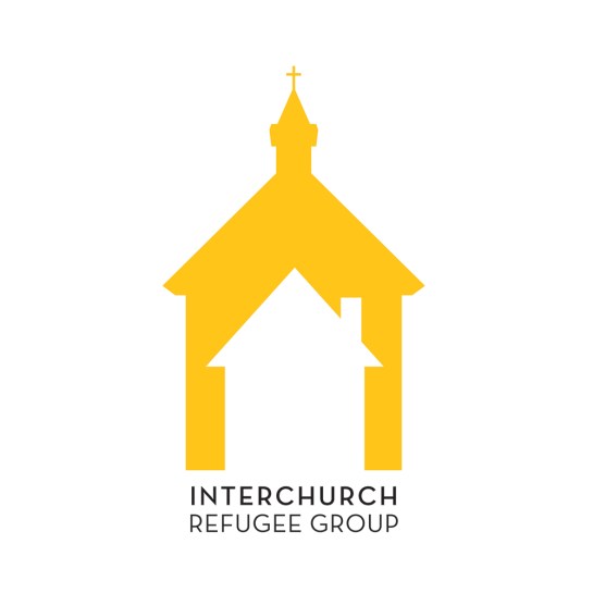 interchurch refugee group logo branding by laura weatherston
