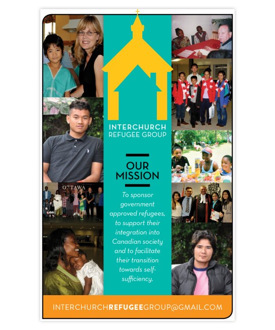 interchurch refugee group poster by laura weatherston